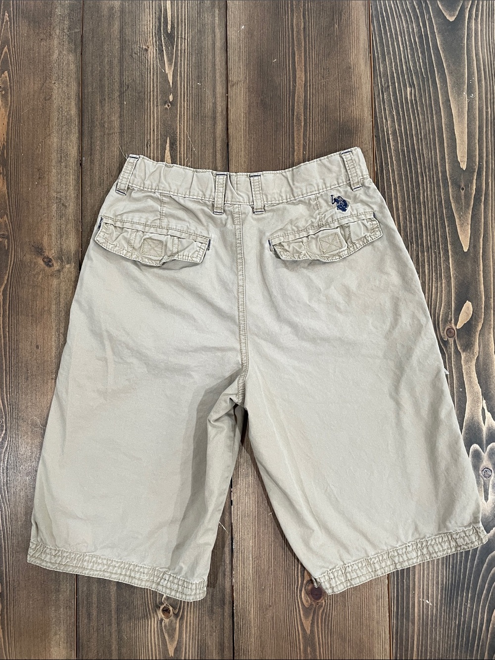Boy’s Khaki U.S. Polo Association Shorts - Picture 2 of 3